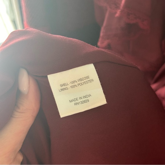 Revolve Tularosa Vanna Dress - Cabernet Red (Size Small) - Picture 8 of 9